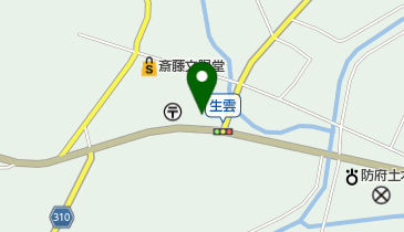 山口市阿東地域交流センター生雲分館の地図画像