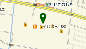スターバックスコーヒー イオンモール名取 2階店の地図画像
