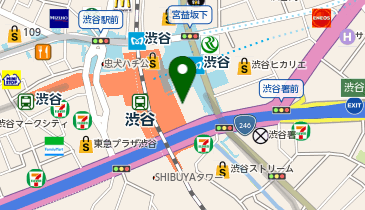 スターバックス 渋谷スクランブルスクエア店の地図画像