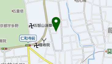 御室和菓子 いと達の地図画像