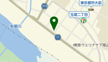 グランジュール尾山台の地図画像