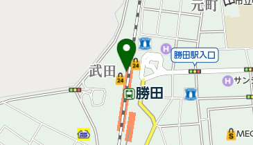 JR東日本 勝田駅みどりの窓口の地図画像