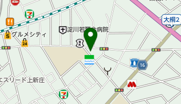 自家製麺 つきよみの地図画像