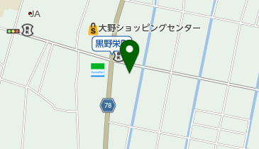 暮らしの衣料マツオカ 大野店の地図画像