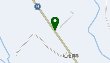 北海道道86号白老大滝線(四季彩街道)の地図画像