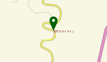 室戸スカイラインの地図画像