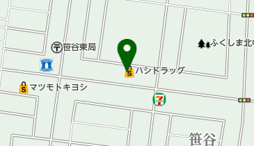 ハシドラッグ 北店の地図画像