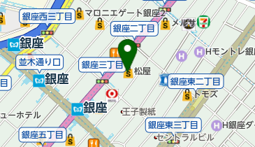 銀座十石 本店の地図画像