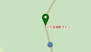 八ヶ岳高原ラインの地図画像