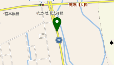 北アルプスパノラマロードの地図画像