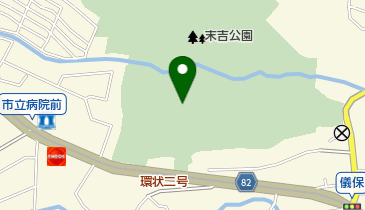 末吉公園の地図画像