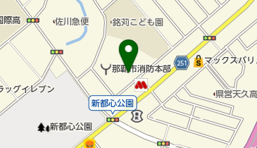 なは女性センターの地図画像