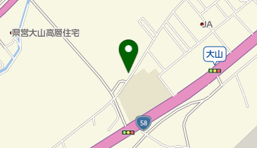 大山学校給食センターの地図画像