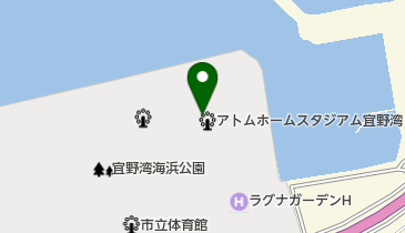 宜野湾市立野球場の地図画像