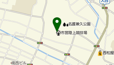 名護市陸上競技場の地図画像