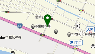 名護市労働福祉センターの地図画像