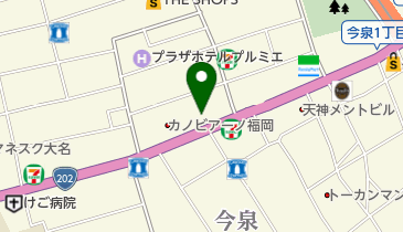 MEDISTORE(メディストア) 天神店の地図画像