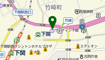 麺場 田所商店 下関駅前店の地図画像