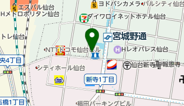 一般社団法人宮城野心理臨床センターの地図画像