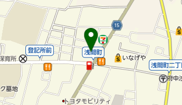 府中アメリカンハウススタジオの地図画像
