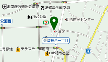 トヨタモビリティ神奈川 辻堂店の地図画像