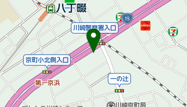 トヨタモビリティ神奈川 川崎京町店の地図画像