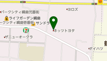 トヨタモビリティ神奈川 港北店の地図画像