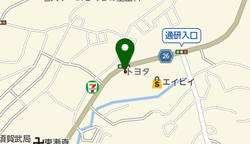 トヨタモビリティ神奈川 横須賀武店の地図画像