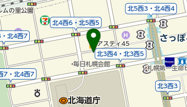 ニッセイ・リース株式会社 札幌支店の地図画像