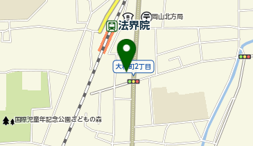 くすりのラブ 岡北店の地図画像