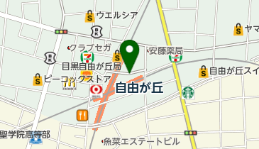 京樽 自由が丘東急フードショースライス店の地図画像