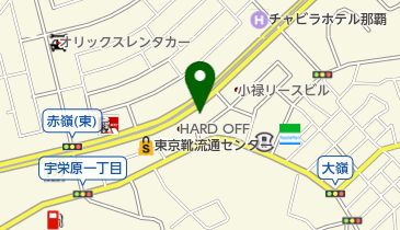 沖縄そば処 まるそばの地図画像