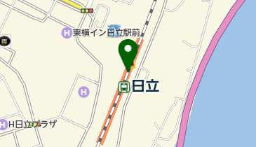 JR東日本 日立駅みどりの窓口の地図画像