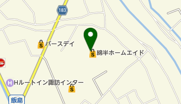 綿半ホームエイド 諏訪インター店の地図画像