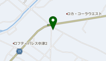 朝日タタミ株式会社 中津店の地図画像