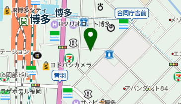 串かつ でんがな 博多駅前店の地図画像