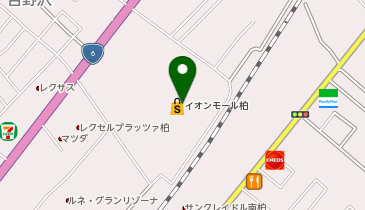 パティズ 柏店の地図画像