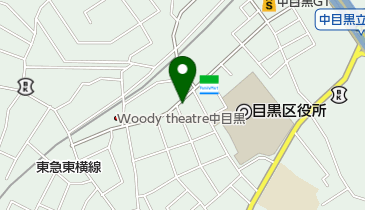 中目黒ふらっと公民館の地図画像