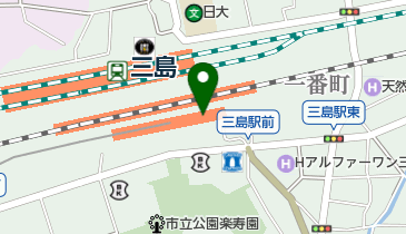 ラーメン酒場 福の軒 三島店の地図画像