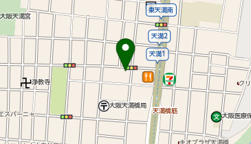 大阪馬肉屋 大阪天満宮店(本店)の地図画像