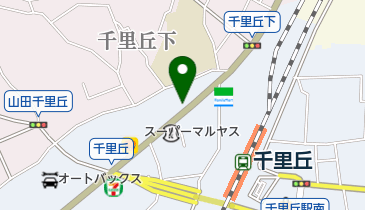 大阪馬肉屋 千里丘店の地図画像