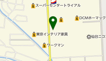 タイヤ&ホイール館フジスペシャルブランド 名取店の地図画像