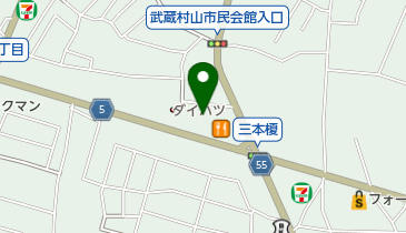 タイヤ&ホイール館フジスペシャルブランド 武蔵村山店の地図画像