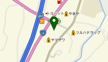 うさちゃんクリーニング ヤマザワ白石北店の地図画像