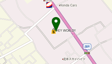 アルペンクイックフィットネス ヘイワールド北本の地図画像