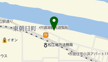 四川担担麺 虎嘯 松江店の地図画像