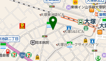 ななキッチンの地図画像