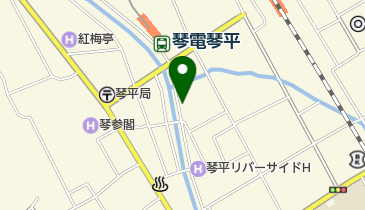 果桜軒」(仲多度郡琴平町-その他飲食店-〒766-0001)の地図