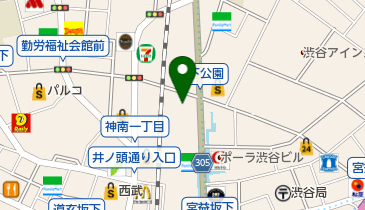 comma TOGO(コンマトゥーゴー) MIYASHITA PARK店の地図画像