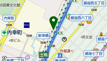 日比谷グルメゾンの地図画像